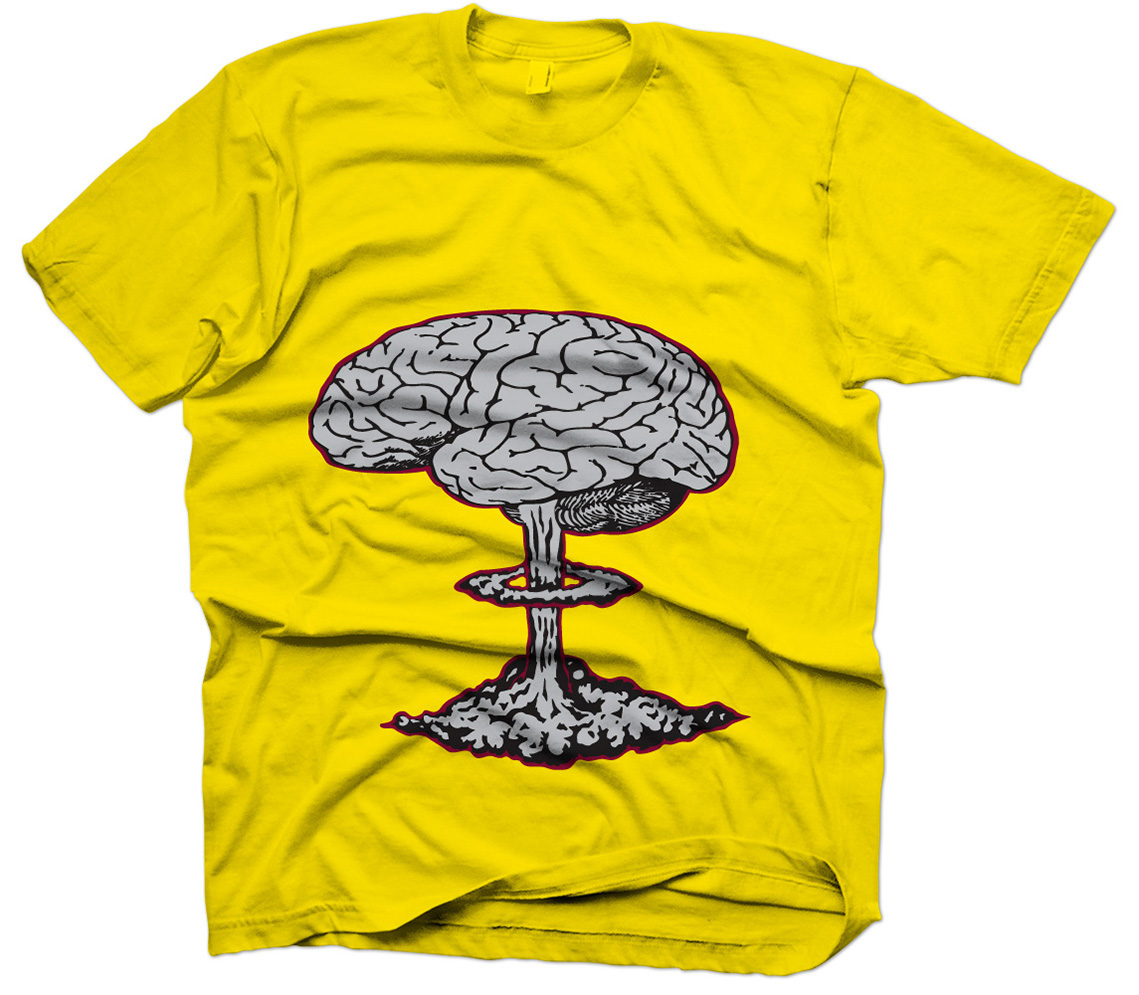 Rogue Squirrel Smart Went Crazy Shirt Yellow